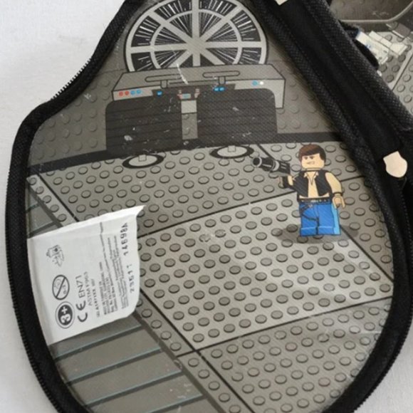 Lego Star Wars Mini Figure Display Case Soft Side Zip Close Gray And Bla… - Picture 6 of 6